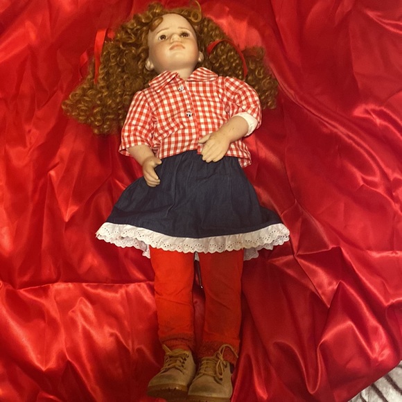 HANNAH ROSE, BY, KELLY RuBERT - VINTAGE - DANBURY MINT - 26 INCH - "TIME OUT" - Picture 2 of 9